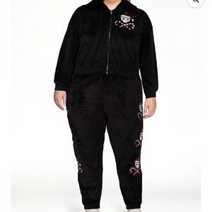 Gothmas fuzzy track suit